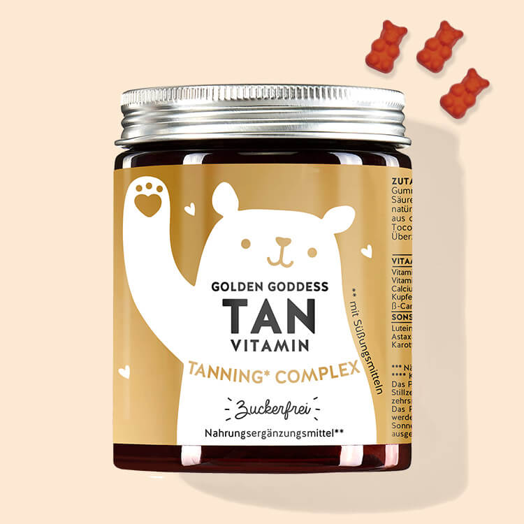 Das Einzelprodukt Golden Goddess Tan Vitamin mit Beta Carotin von Bears with Benefits