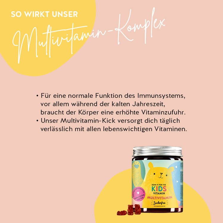 Dies ist die Wirkung der Doin' It For The Kids Vitamins von Bears with Benefits mit Multivitamin-Komplex